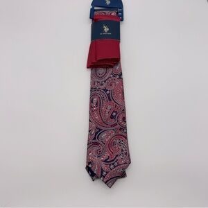 US Polo‎ Association, handkerchief, and tie combo.